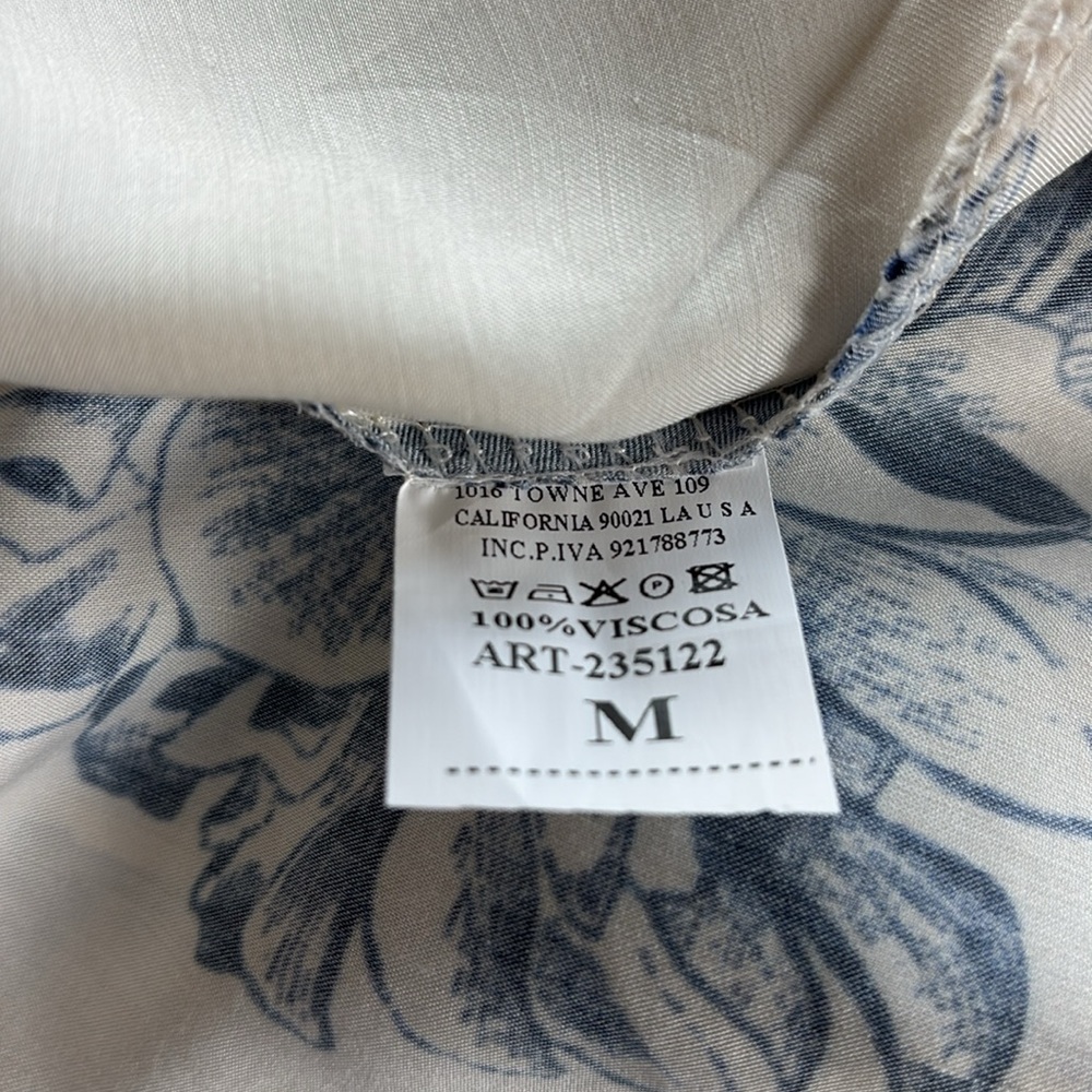 NWT Addison Floral Silky Midi Skirt Sz M - Picture 8 of 8